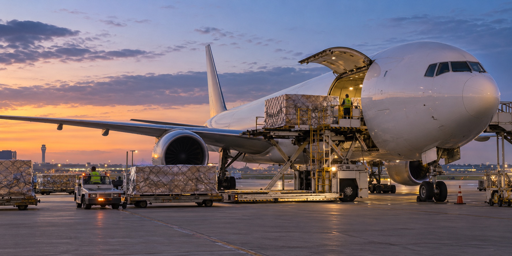 Air freight illustration